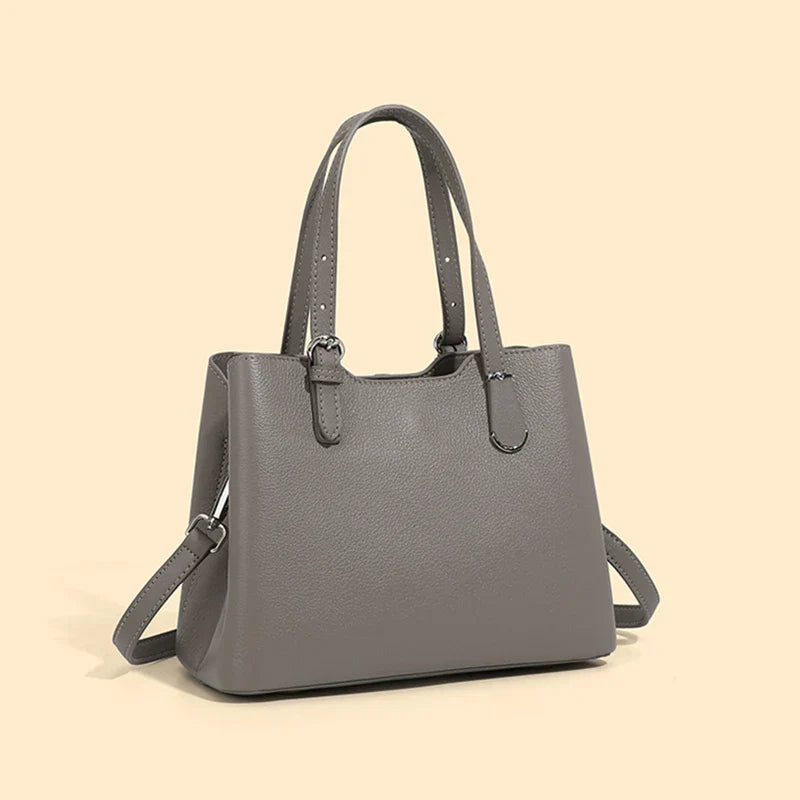 Aria™ - Sac à Bandoulière en Cuir de Vache Véritable à 3 Couches