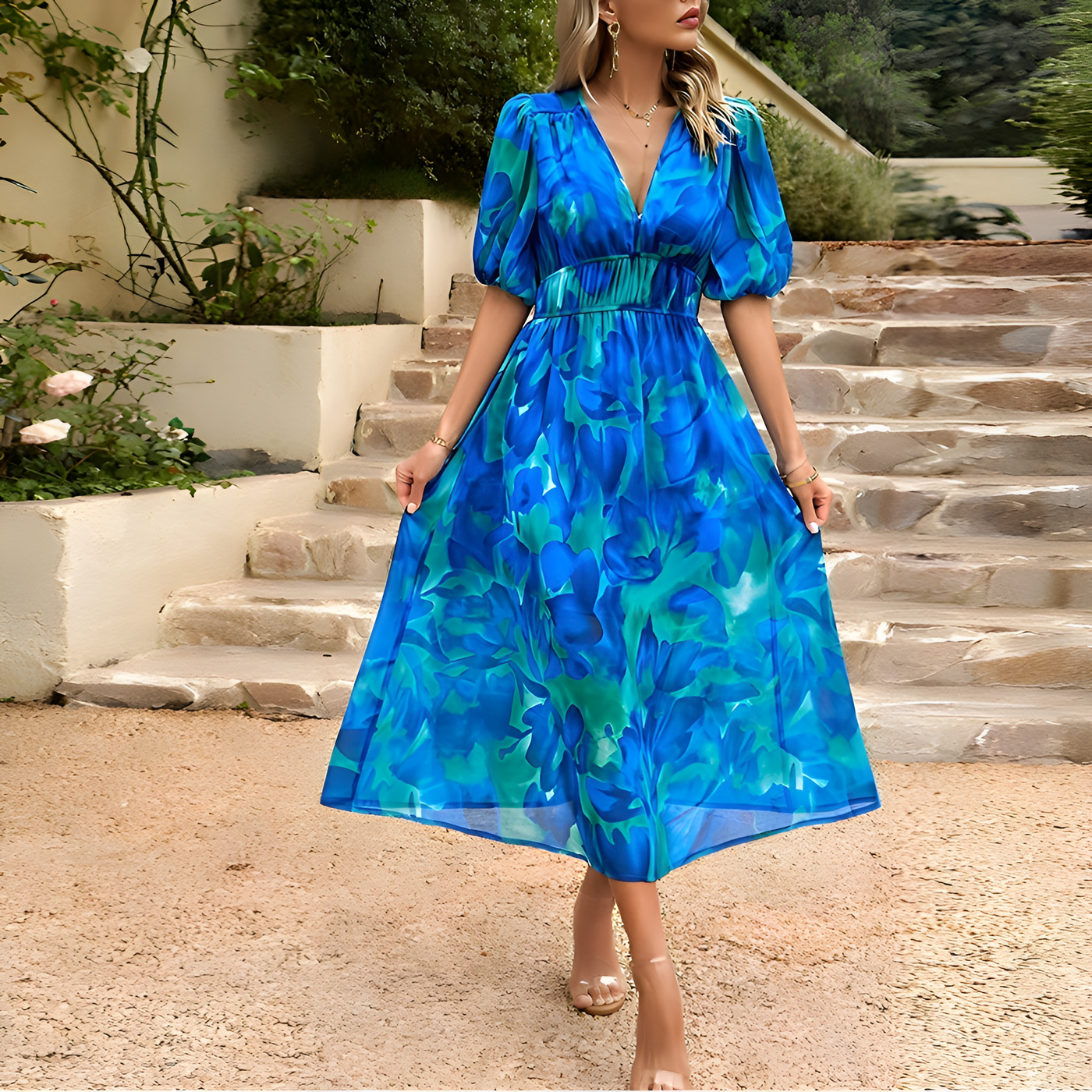 Charlotte | Robe Élégante avec Décolleté en V