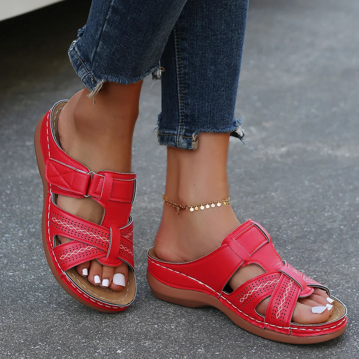 Aria™ - Sandales Orthopédiques Wedge Premium