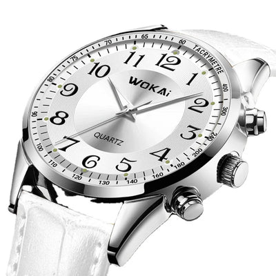 Montre Blanche Sport Décontractée