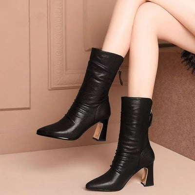 Orla | Bottines à Talons Aiguille Élégants