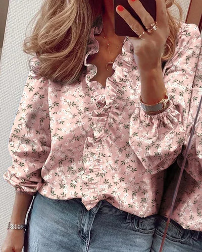 Enola™ | Blouse Féminine avec Volants Ludiques