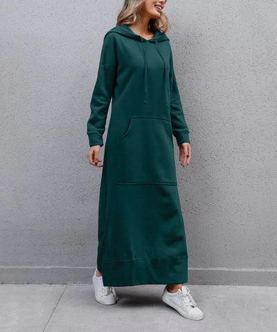 Ciska™ - Robe Élégante avec Capuche et Manches Longues