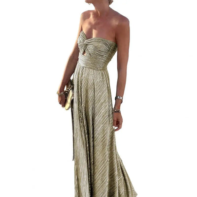 Victoria | Robe Maxi Élégante Sans Bretelles