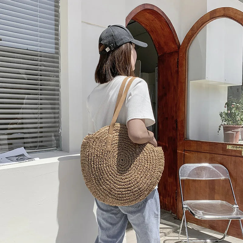 Hannah™ - Sac en paille multifonctionnel