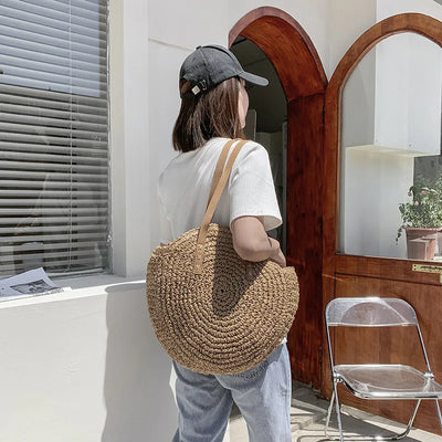 Hannah™ - Sac en paille multifonctionnel