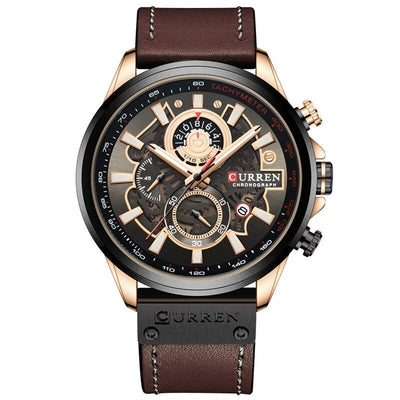 Montre Calendrier Quartz Multifonction