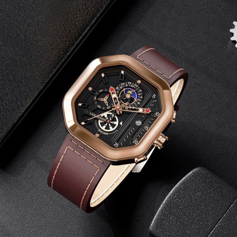 Montre Chronographe Quartz de Luxe