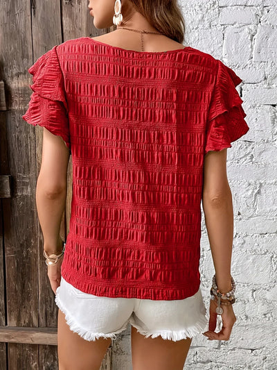 Charmaine™ | Blouse Légère et Aérée avec de Jolis Volants