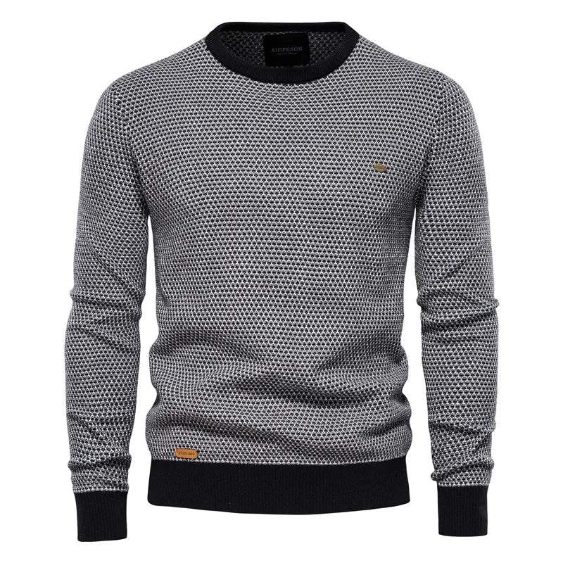 Wout | Pull pour homme avec motif à carreaux