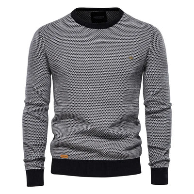 Wout | Pull pour homme avec motif à carreaux