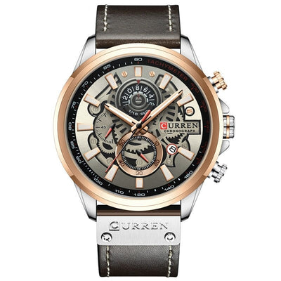 Montre Calendrier Quartz Multifonction