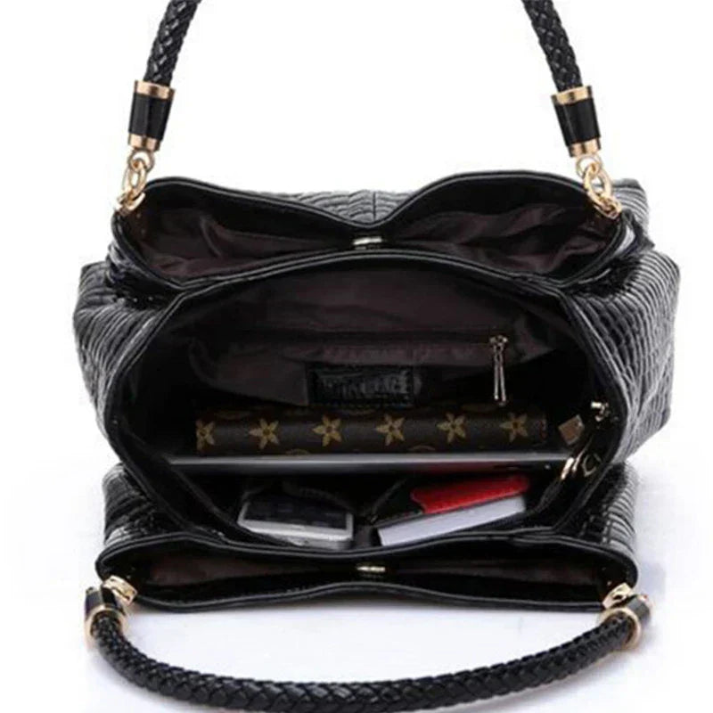 Isabella™ Élégance Durable | Sac à Main avec Motif Crocodile