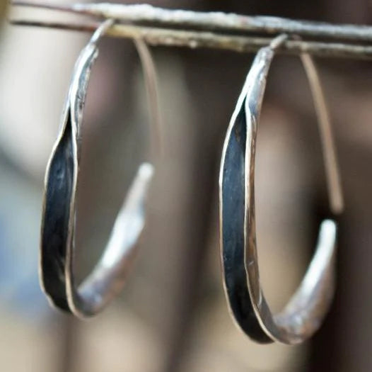 Boucles d'Oreilles Individuelles en Grand Cercle