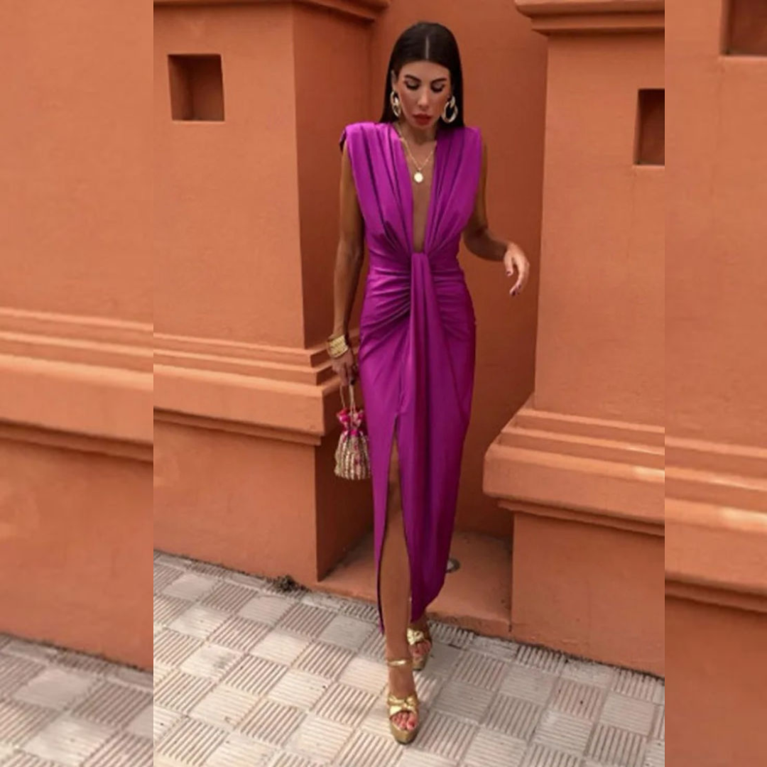 Isabella | Robe de soirée à décolleté profond