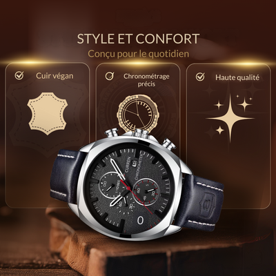 Montre militaire sportive chronographe classique