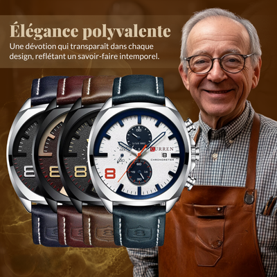 Montre militaire sportive chronographe classique