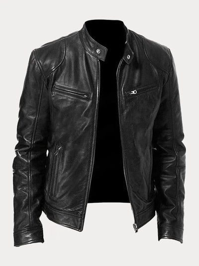 ENZO - VESTE EN CUIR CASUAL
