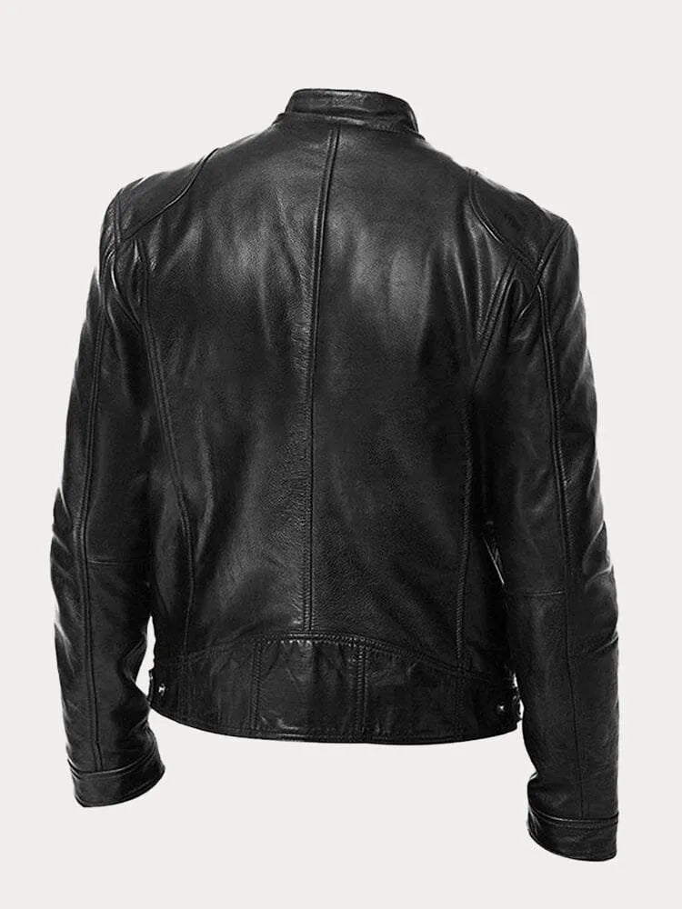 ENZO - VESTE EN CUIR CASUAL