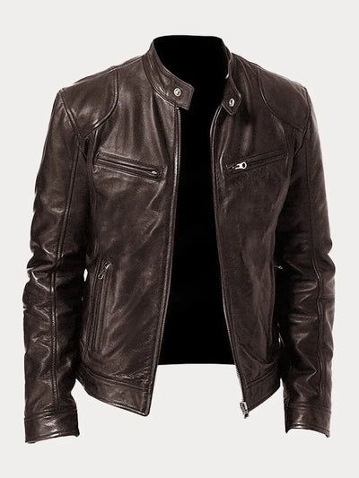 ENZO - VESTE EN CUIR CASUAL