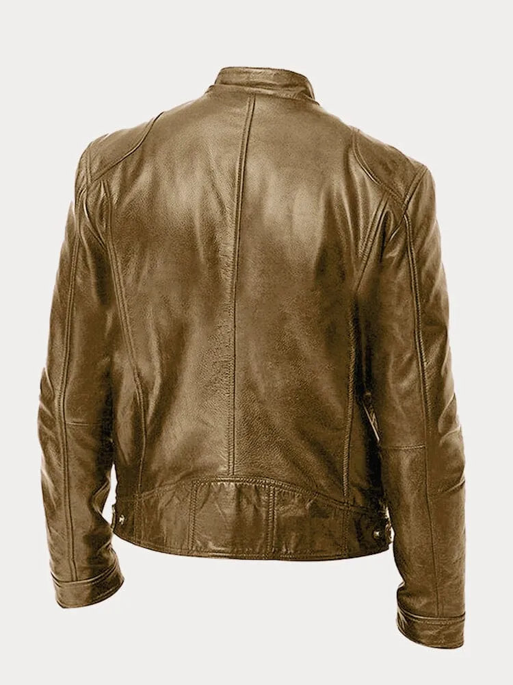 ENZO - VESTE EN CUIR CASUAL