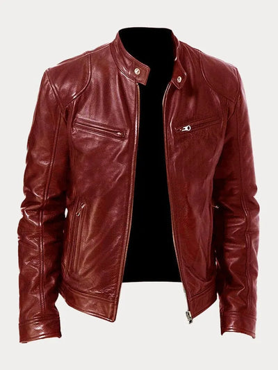 ENZO - VESTE EN CUIR CASUAL