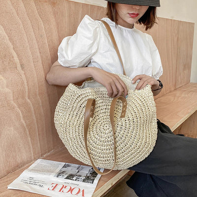 Hannah™ - Sac en paille multifonctionnel