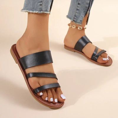 Grace™ - Sandales Plates Décontractées et Confortables
