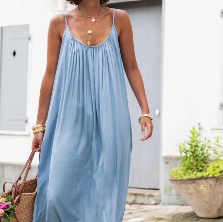 Céleste | Robe Maxi Style Décontracté
