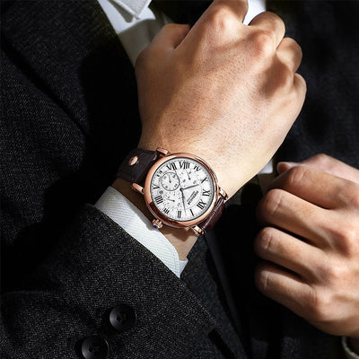 Montre Chronographe de Mode Décontractée de Luxe