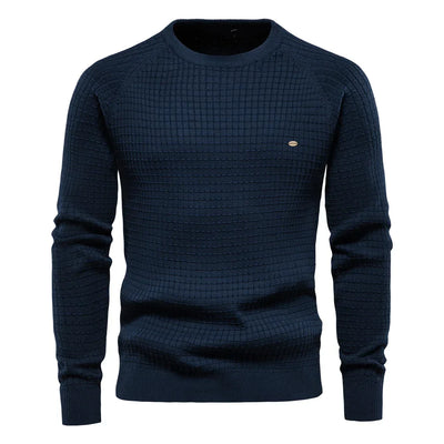 Xander | Pull pour homme avec motif en grille