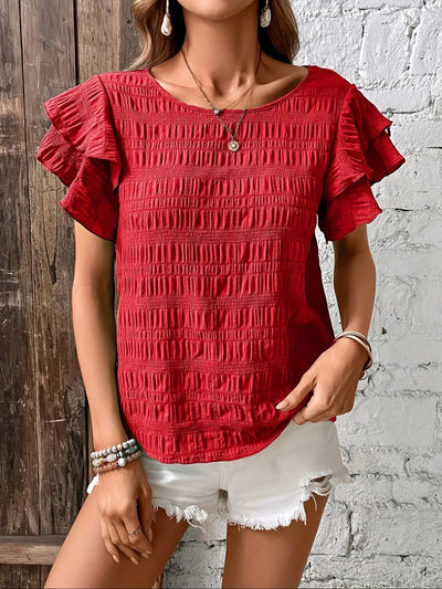 Charmaine™ | Blouse Légère et Aérée avec de Jolis Volants