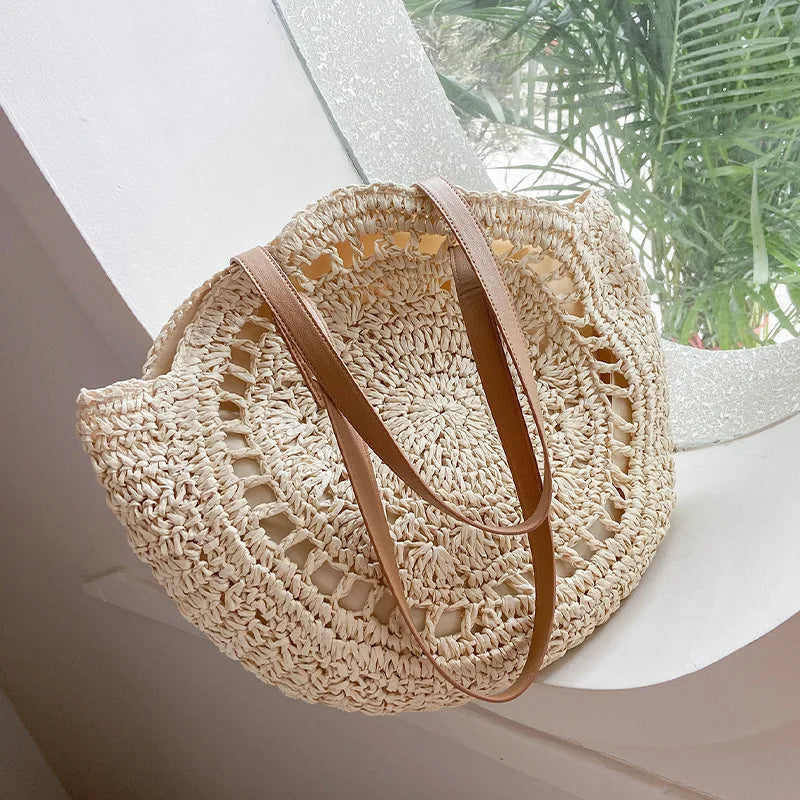 Hannah™ - Sac en paille multifonctionnel