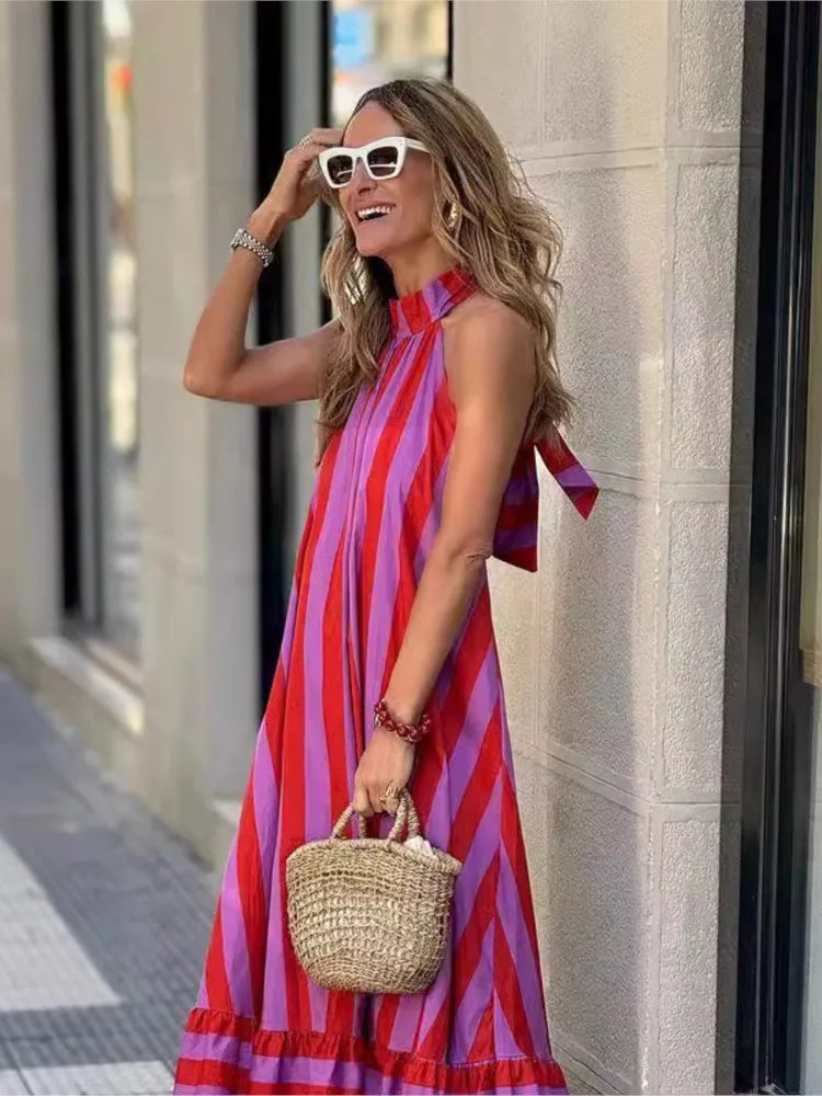 Elodie | Robe Maxi d'Été Élégante