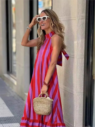 Elodie | Robe Maxi d'Été Élégante