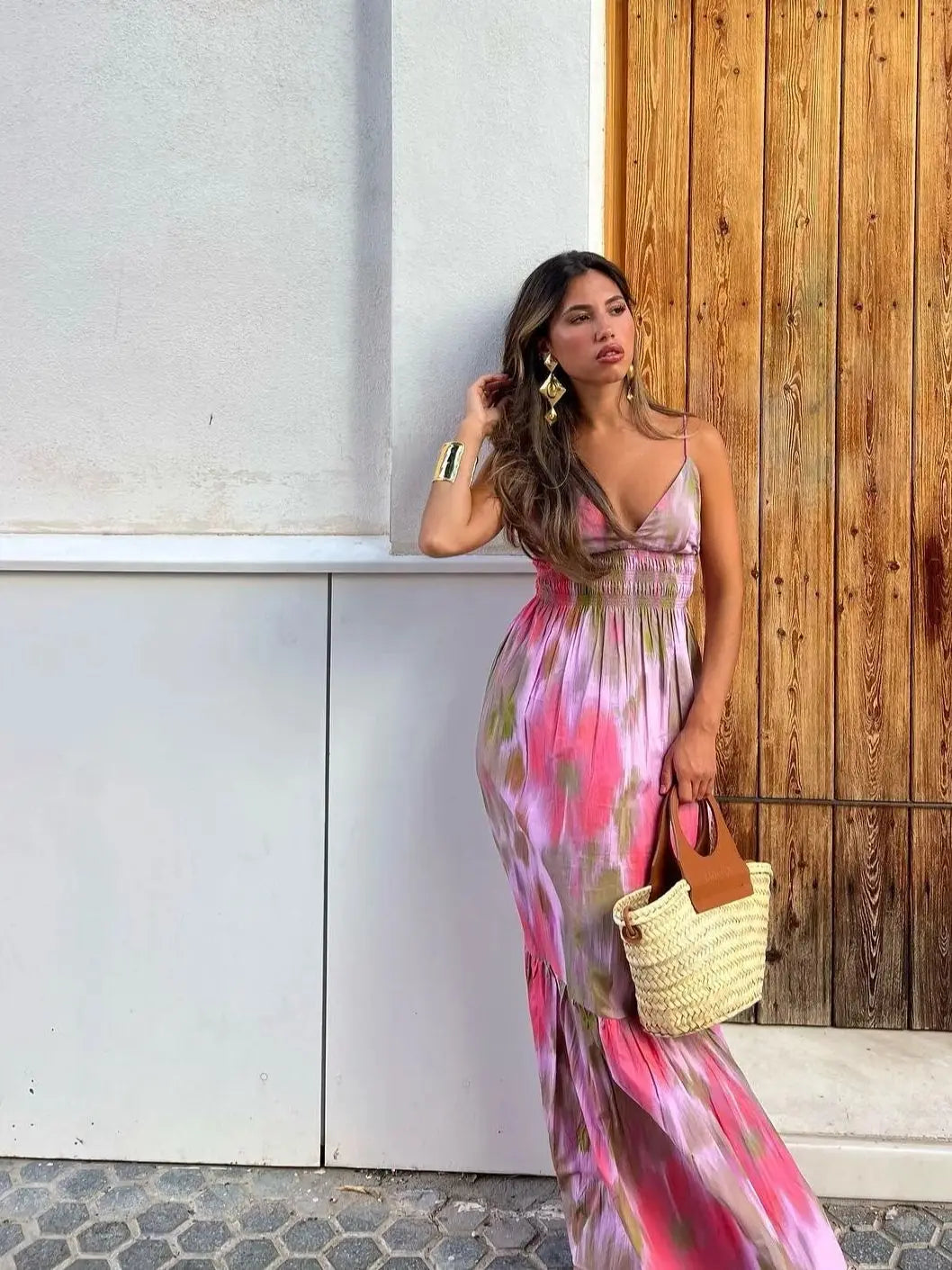 Luna | Robe Maxi d'Été Élégante
