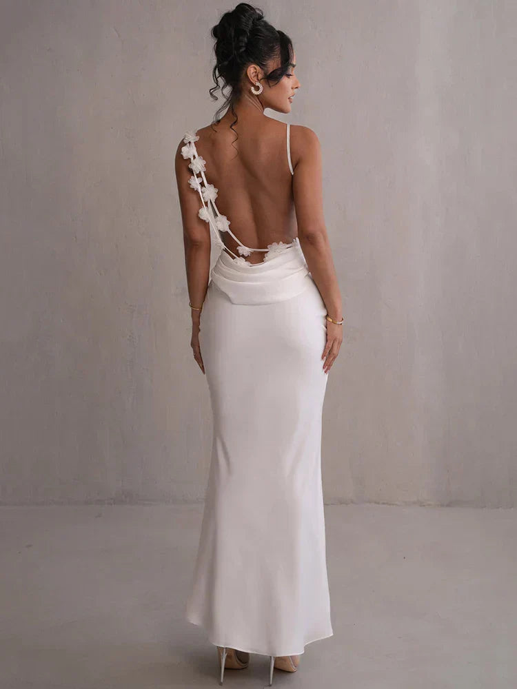 Romina™ | Robe maxi florale sans dos