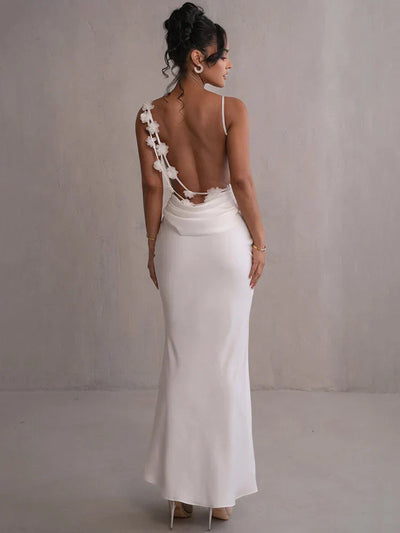 Romina™ | Robe maxi florale sans dos