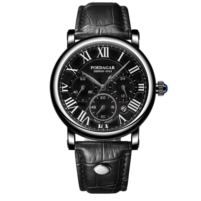 Montre Chronographe de Mode Décontractée de Luxe
