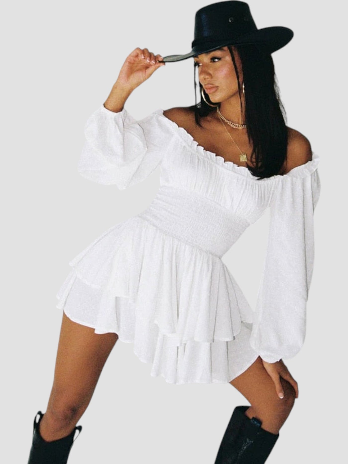 Allegra | Robe Off-Shoulder