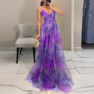 Gisele | Robe Maxi Florale Flatteuse