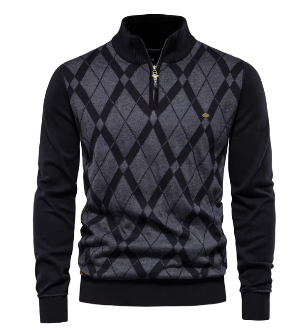 Job | Pull pour hommes à demi-zip