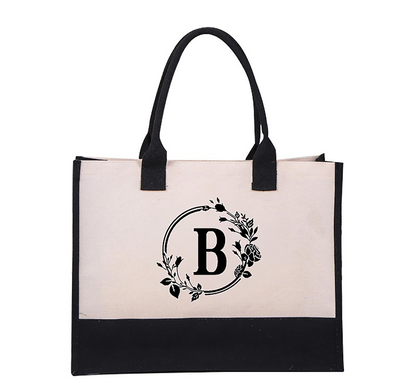 Harper™ - Sac Tote Personnalisé avec Lettre