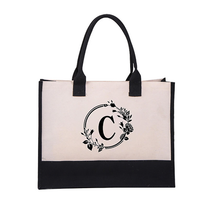 Harper™ - Sac Tote Personnalisé avec Lettre