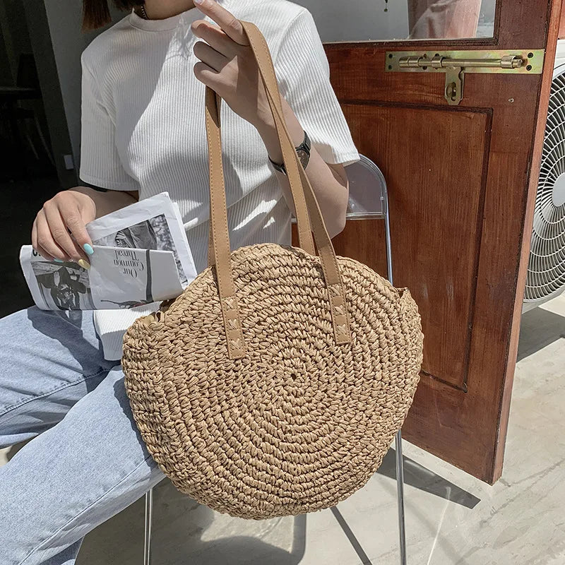 Hannah™ - Sac en paille multifonctionnel