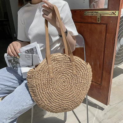 Hannah™ - Sac en paille multifonctionnel