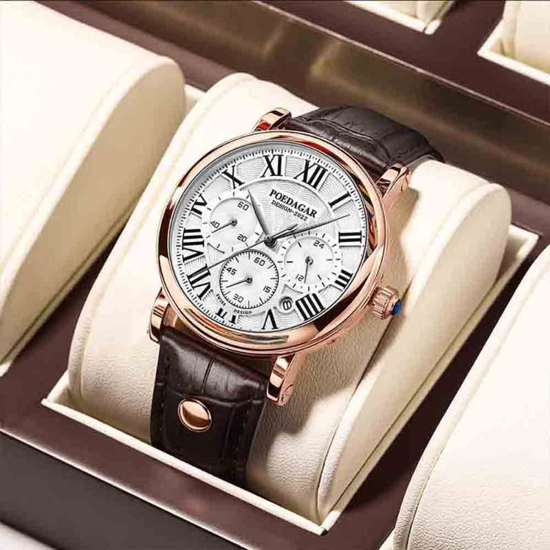 Montre Chronographe de Mode Décontractée de Luxe