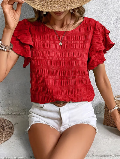 Charmaine™ | Blouse Légère et Aérée avec de Jolis Volants