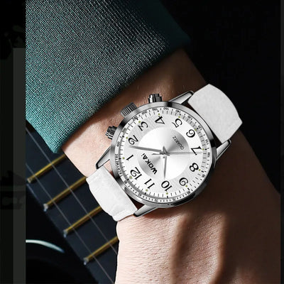 Montre Blanche Sport Décontractée