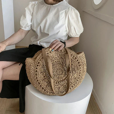 Hannah™ - Sac en paille multifonctionnel